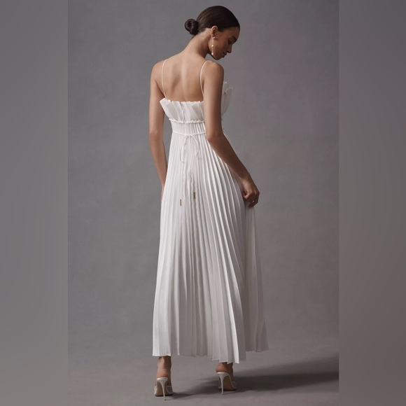 Acler Sanna Pleated Maxi Dress Anthropologie - Picture 3 of 11